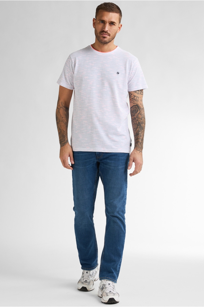 T SHIRT MET RONDE HALS M 1050 TSR635 0000 BRIGHT WHITE